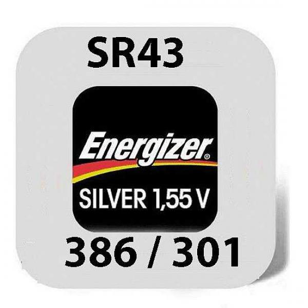 Energizer Uhrenbatterie 386 AgO 1,55V - SR1142W 10-er Pack